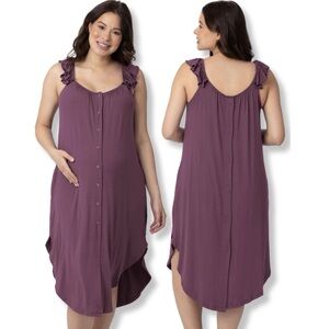 Kindred Bravely Mauve Ruffle Strap Chemise